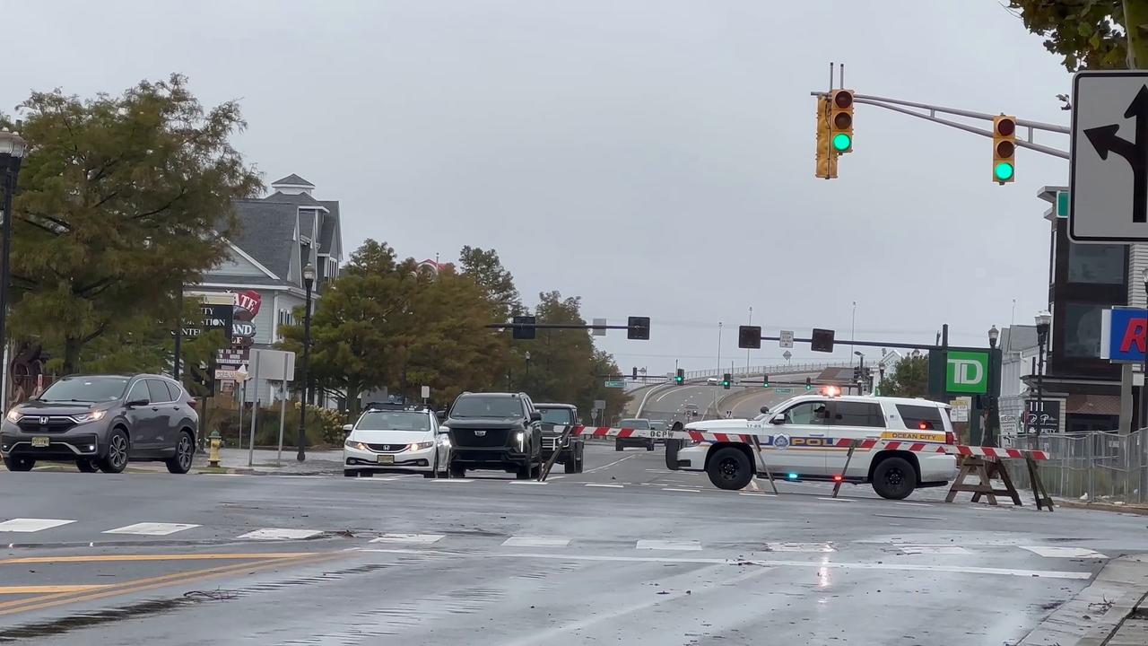 Video thumbnail for US: Coastal Flooding Inundates Ocean City, New Jersey During Nor’easter.