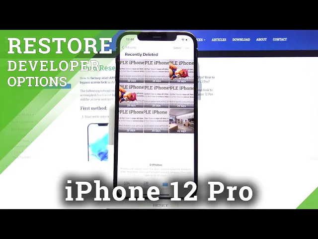 Video thumbnail for How to Restore Recently Deleted Photos on iPhone 12 Pro – Recover Photos