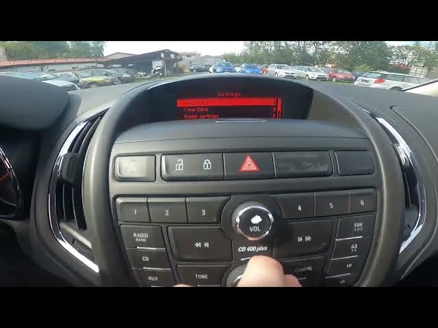 Video thumbnail for How to Adjust Maximum Radio ON Volume in Opel Zafira C ( 2011 – 2019 )