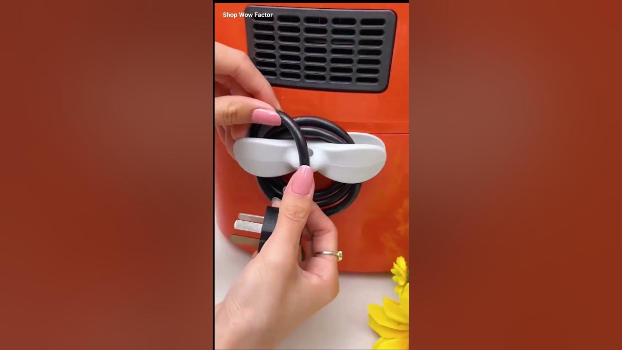 Video thumbnail for Appliance Cable Holder and Winder | Hassle-Free Appliance Cord Keeper | π Link is in Description