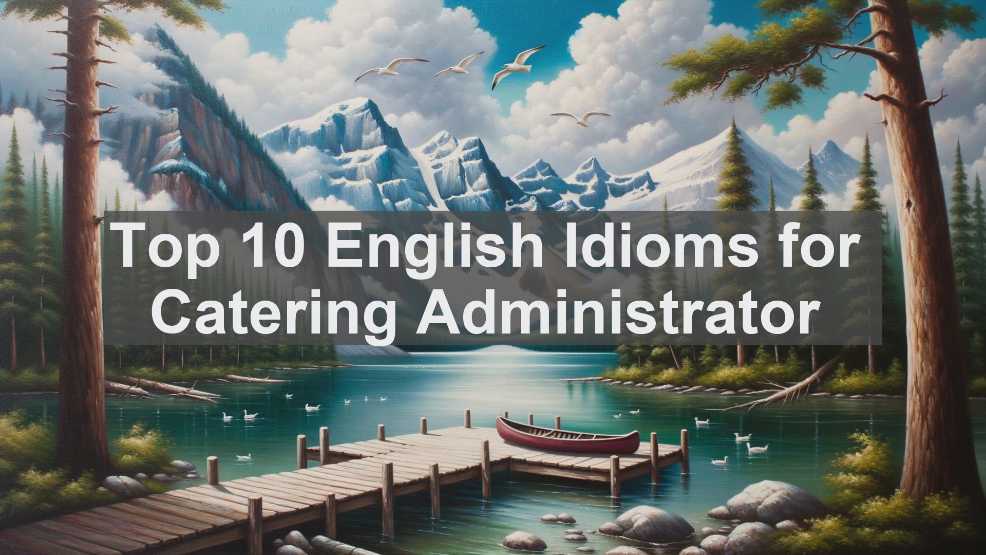 'Video thumbnail for Top 10 English Idioms for Catering Administrator'