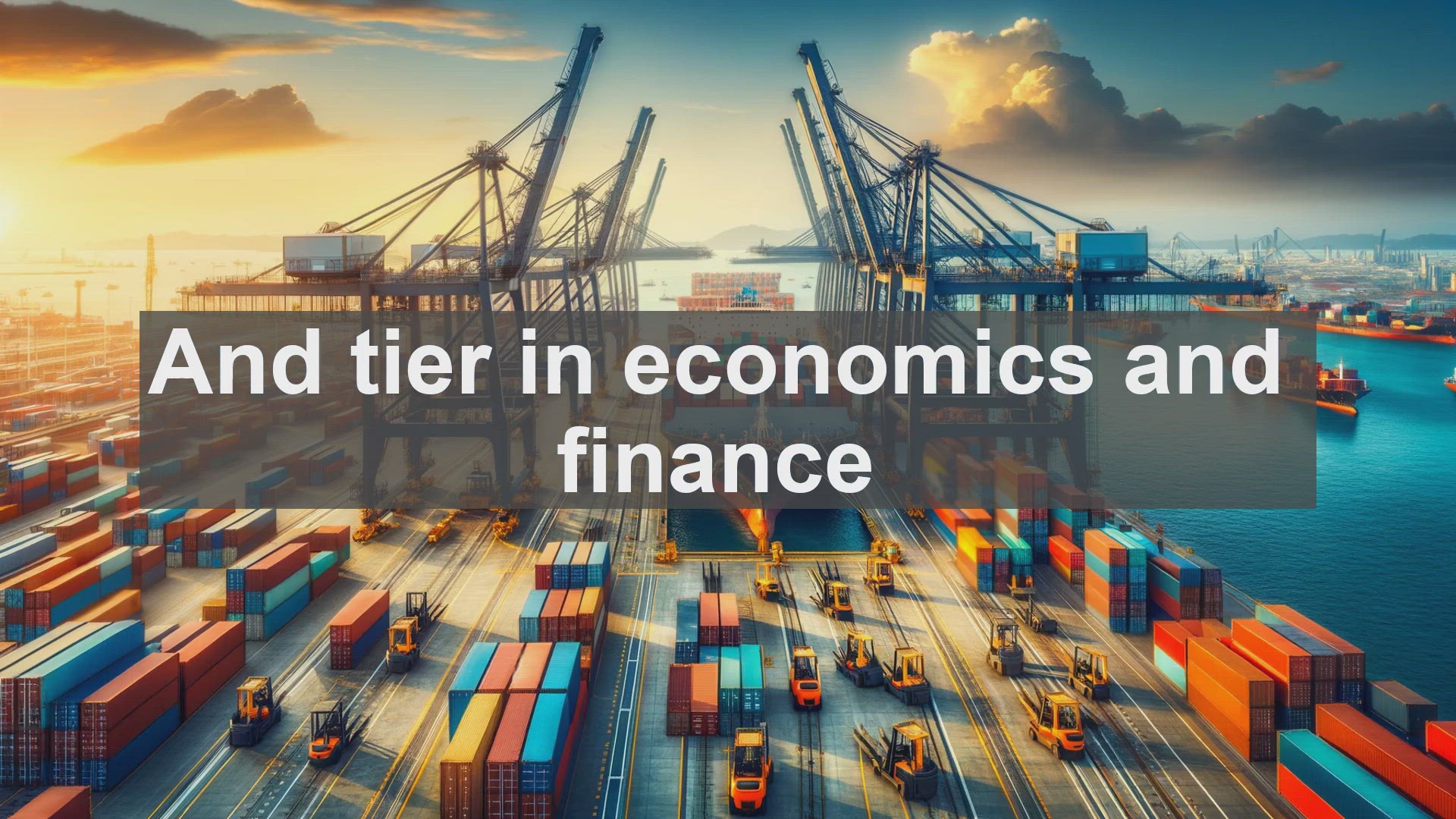 'Video thumbnail for And tier in economics and finance'
