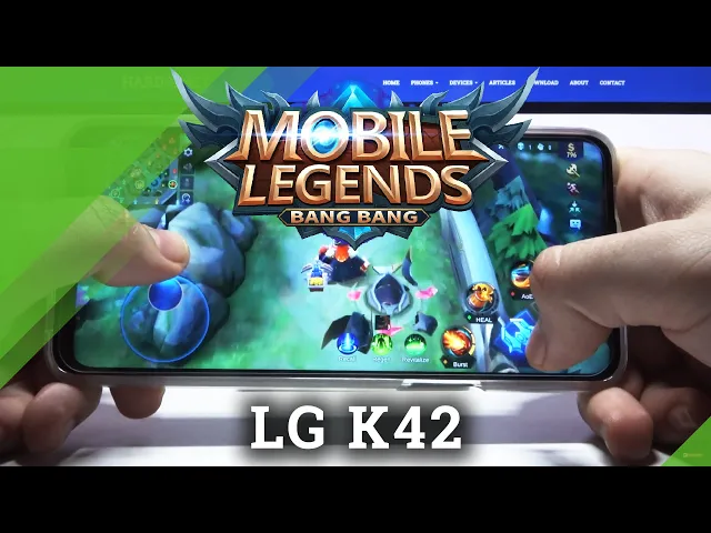 Video thumbnail for Mobile Legends on LG K42 - Gameplay & Settings Checkup