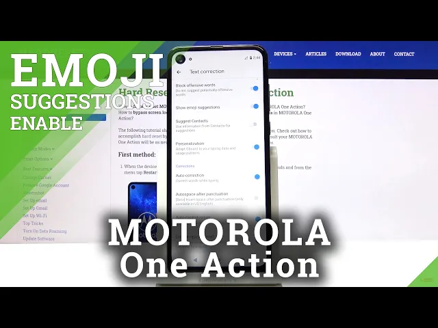 Video thumbnail for How to Use Emoji Suggestions in Motorola One Action - Predictive Emoji Feature