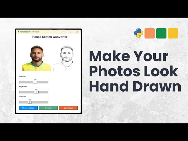 Video thumbnail for This Python Project Will Make Your Photos Look Hand Drawn!