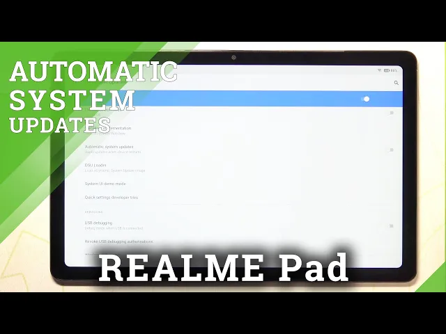 Video thumbnail for How to Activate Auto System Update on REALME Pad – Overnight System Update