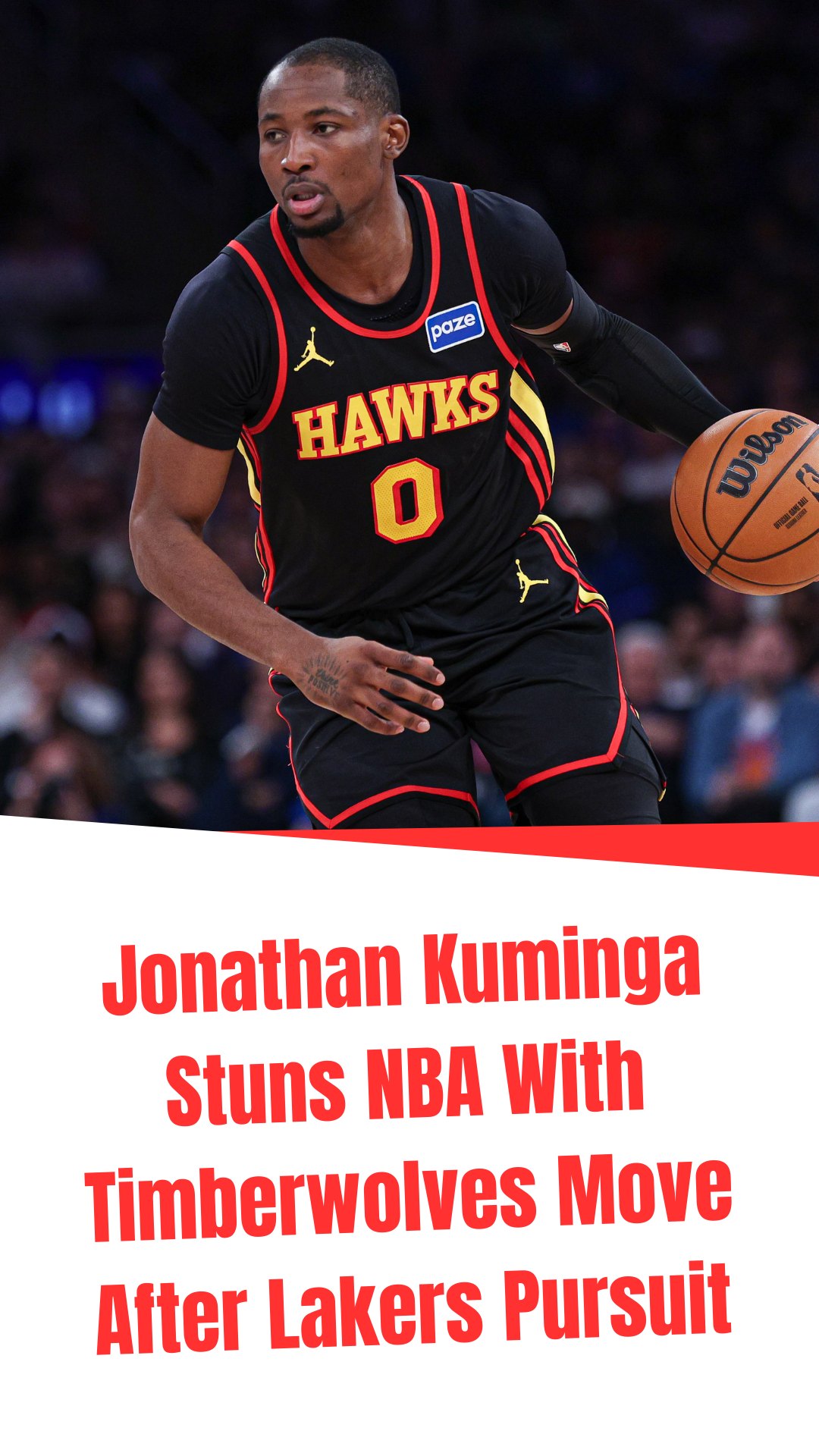 Video thumbnail for Jonathan Kuminga Stuns NBA With Timberwolves Move After Lakers Pursuit