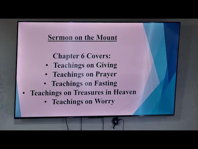 Video thumbnail for Sermon on the Mount -part 4