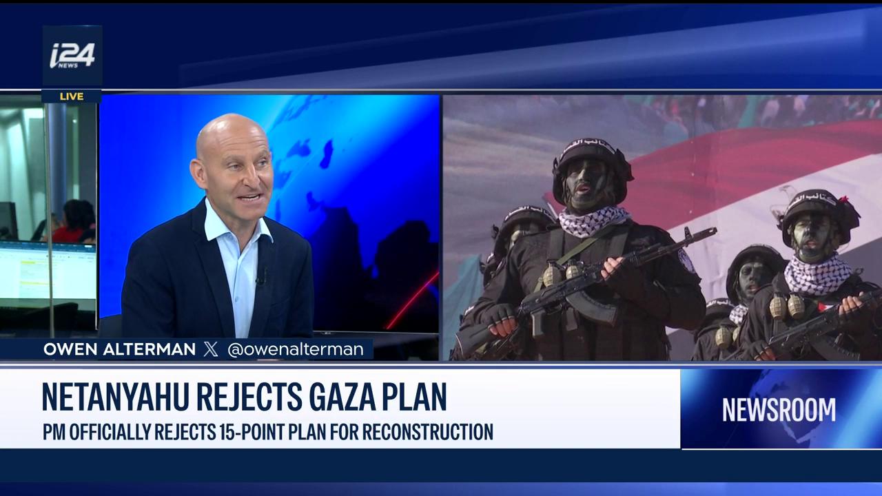 Video thumbnail for Israeli Prime Minister rejects 15-point plan for reconstruction of Gaza