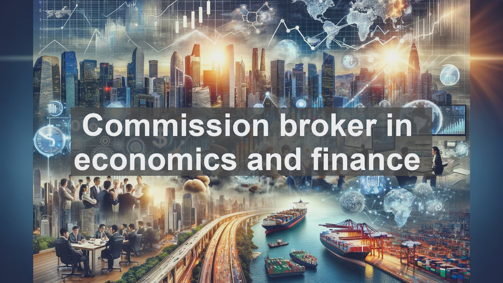 'Video thumbnail for Commission broker in economics and finance'