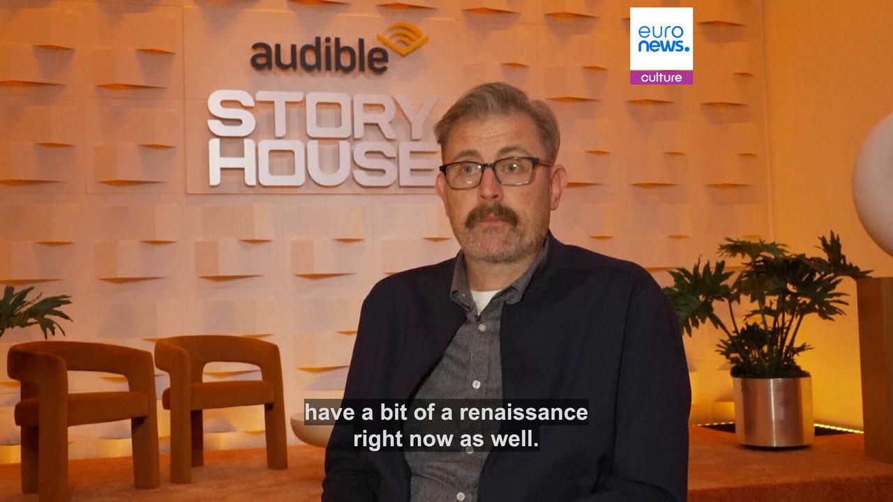 Video thumbnail for Listen up: Audible launches New York pop-up bookstore with no printed books