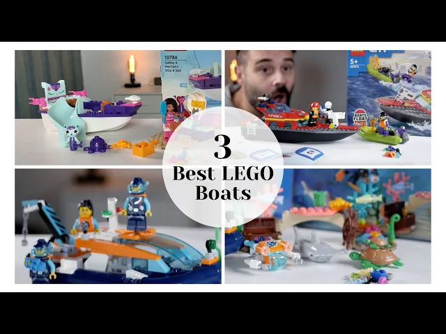 Video thumbnail for 3 Best LEGO Boats