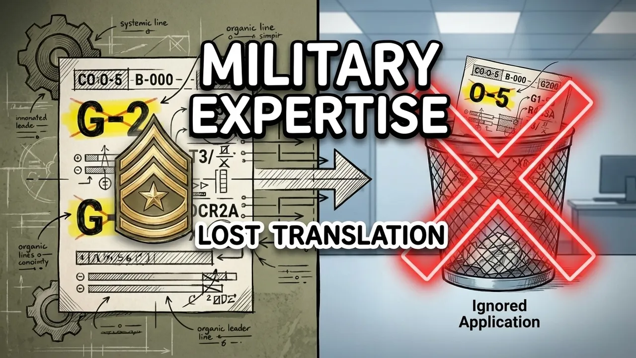 Video thumbnail for Your Military Experience Doesn't Translate (Here's Why)