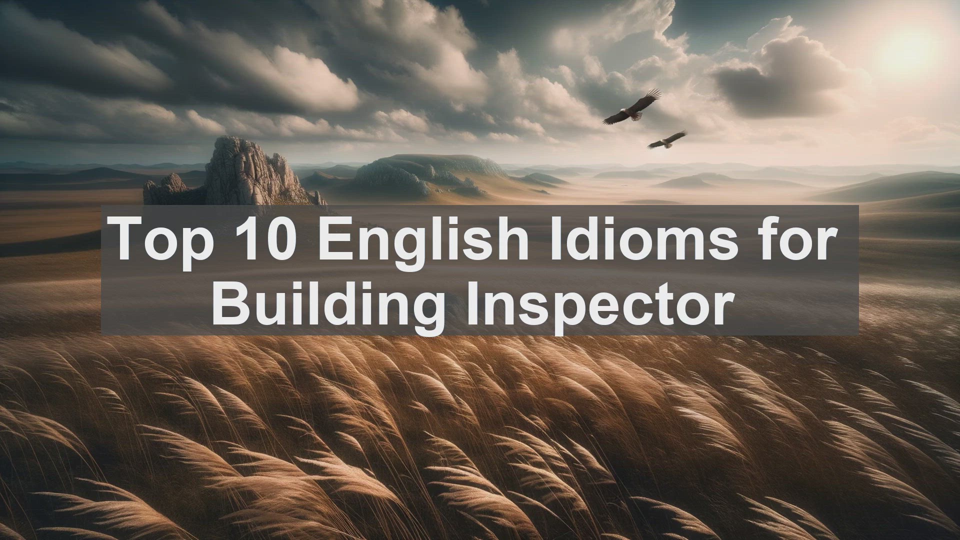 'Video thumbnail for Top 10 English Idioms for Building Inspector'