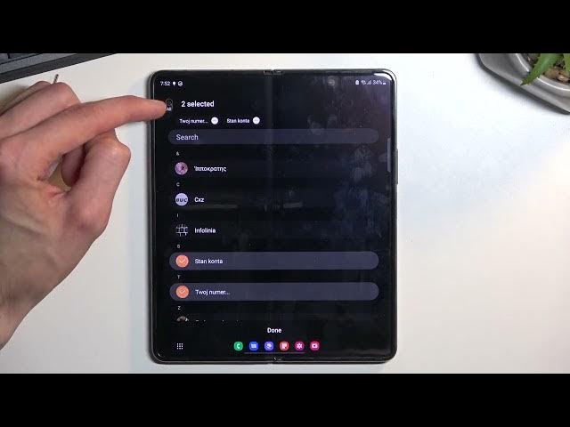 Video thumbnail for How to Import Contacts from SIM Card on SAMSUNG Galaxy Z Fold4 - Copy Contacts from SIM Card to Fold