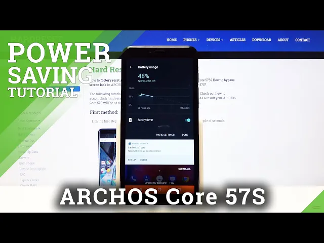 Video thumbnail for How to Enable Power Saving Mode in ARCHOS Core 57S – Turn On Power Saving Mode