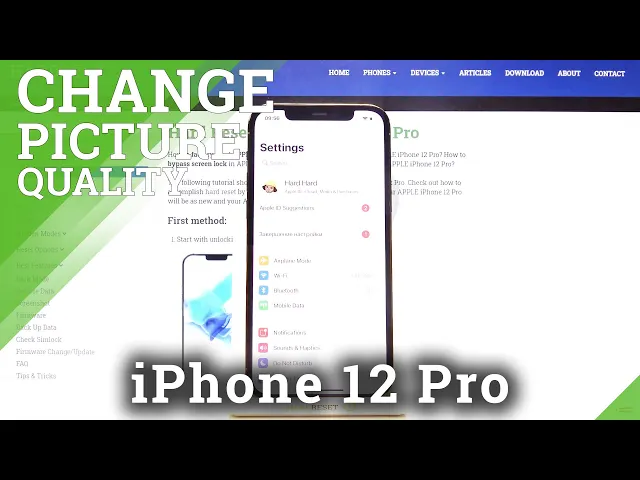 Video thumbnail for How to Change Image Quality on iPhone 12 Pro – Picture Resolution Set Up