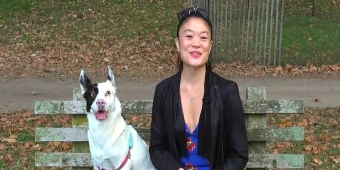 Video thumbnail for Video: CHICAGO Cast Member Kristen Faith Oei Introduces Her Puppy Pal, Easter