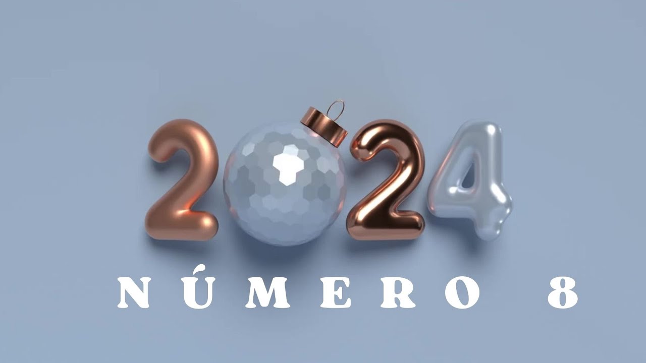'Video thumbnail for Numerología 2024 número 8 video blog'