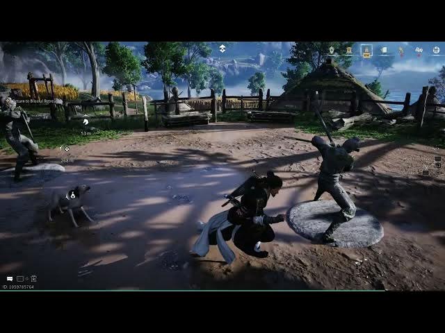 Video thumbnail for Where Winds Meet - Chapter 1 West Heaven's Pier Teleport | Meow Meow | Poor Dog | Upgrade Weapons