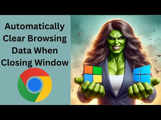 'Video thumbnail for How to Automatically Clear Browsing Data When Closing Google Chrome Window | GearUpWindows Tutorial'