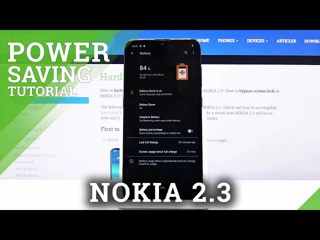 Video thumbnail for How to Save Power in NOKIA 2.3 – Battery Saver Tutorial