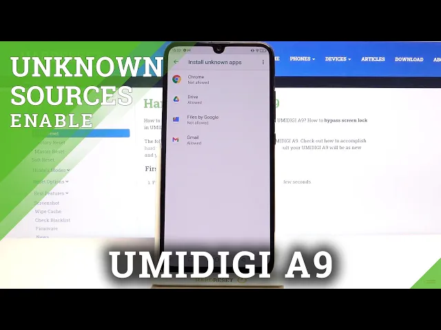Video thumbnail for How to Allow Unknown Sources in UMIDIGI A9 – Allow Installation