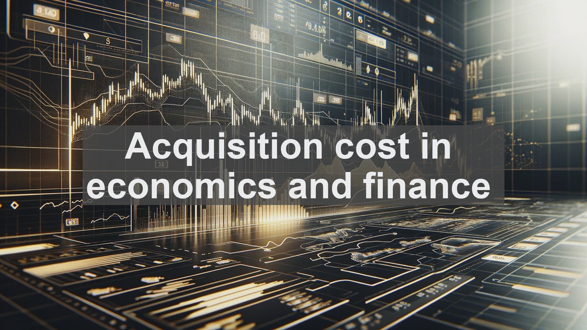 'Video thumbnail for Acquisition cost in economics and finance'