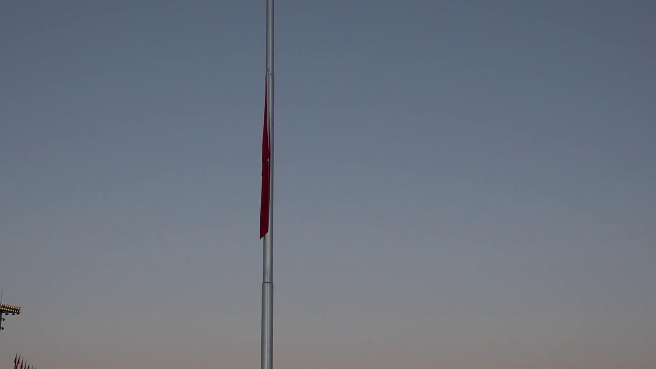 Video thumbnail for China: National Day Flag-Raising Ceremony in Beijing.