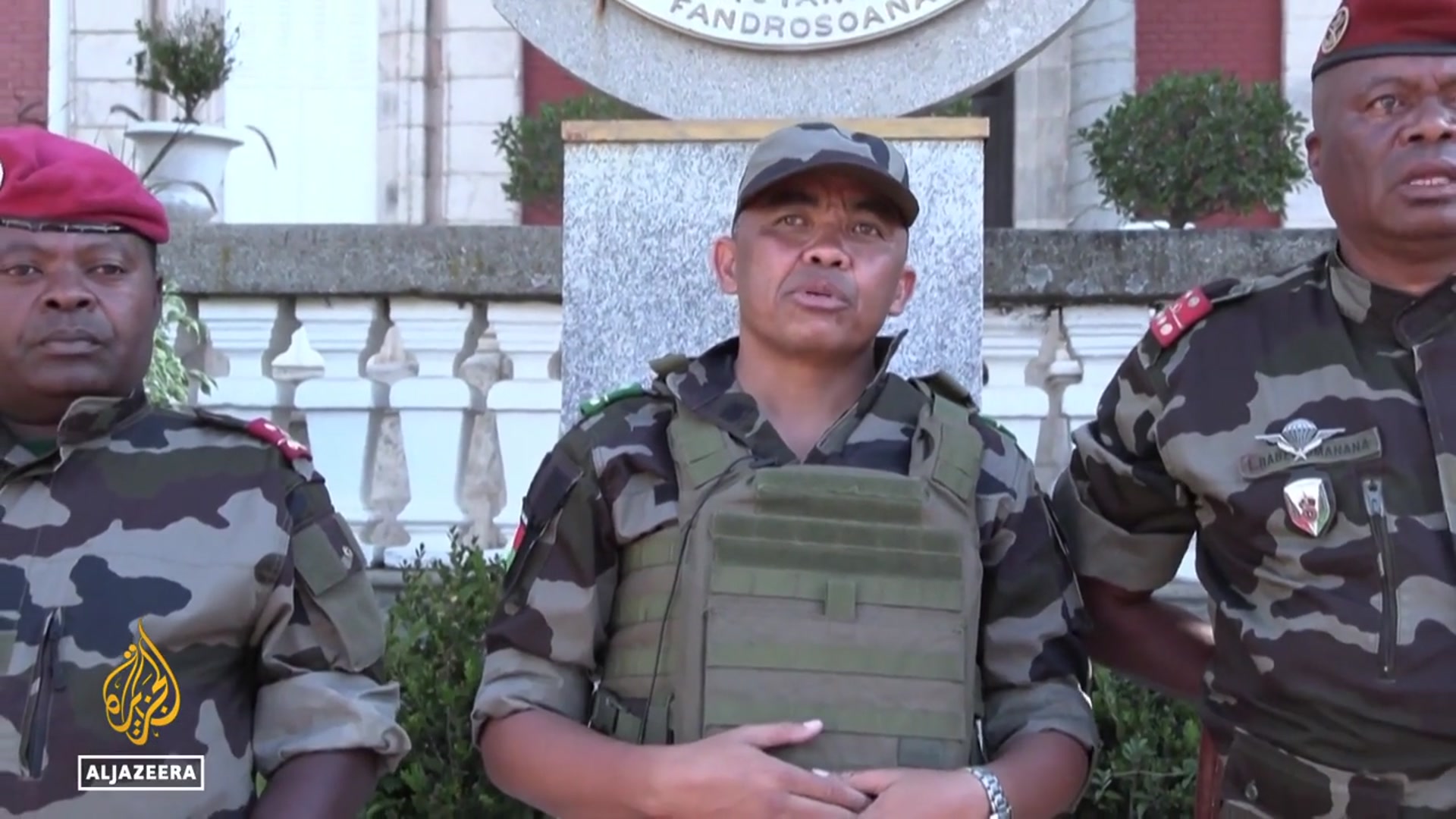 'Video thumbnail for Madagascar's military seizes power: President ousted after weeks of protests'