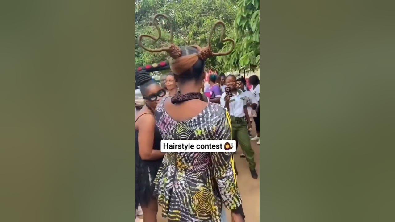 Video thumbnail for #hairstlye contest in #lagos