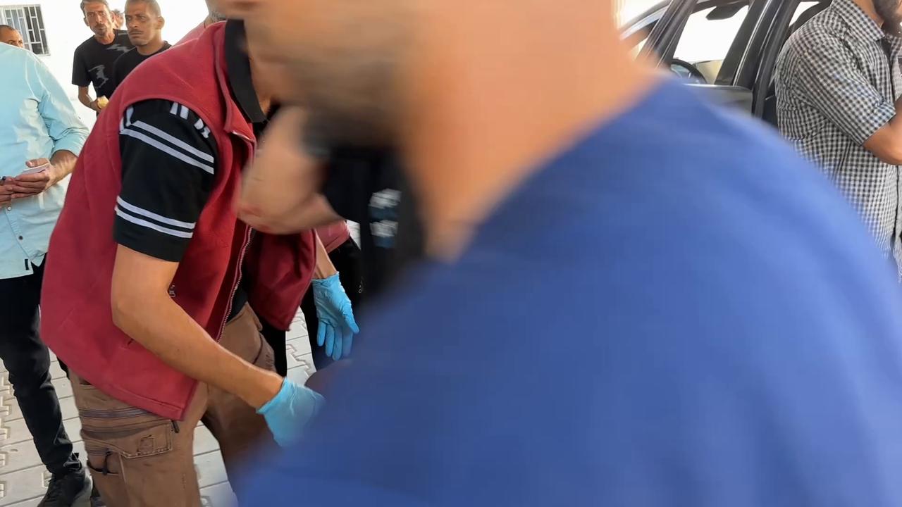 Video thumbnail for Israeli strike hits displaced family tent in Gaza City (2).