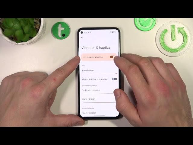 Video thumbnail for How to Turn On / Turn Off Ringtone Vibration on the GOOGLE Pixel 5a - Haptic Feedback for Calls