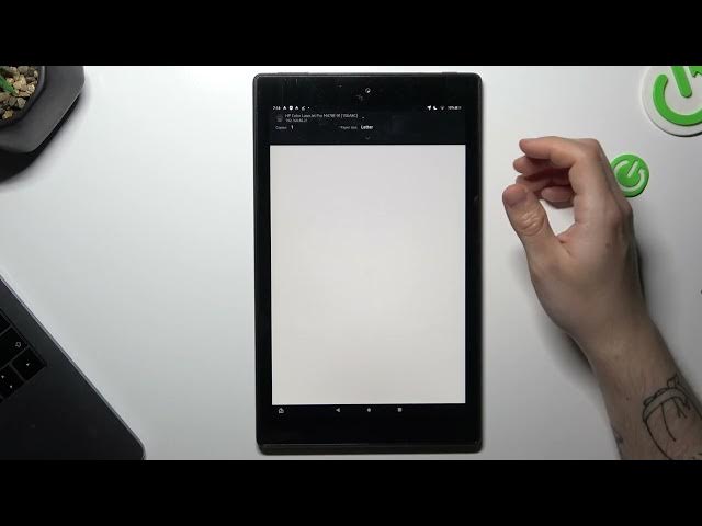 Video thumbnail for How to Print Something from an Amazon Tablet? Connect Printer & Print Documents / Pictures / PDF