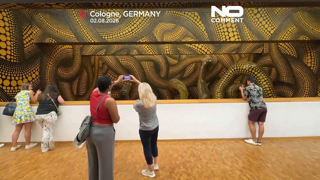 Video thumbnail for Germany: Yayoi Kusama exhibition breaks attendance record in Cologne