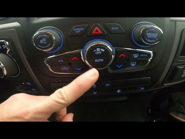 Video thumbnail for How to Enable or Disable Auto Airflow in Dodge Ram 1500 II ( 2019 - now ) | Auto Climate Control