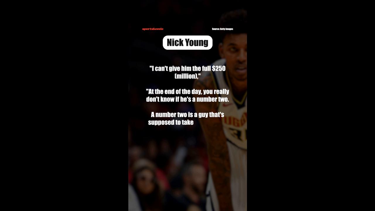 Video thumbnail for Nick Young Drops Brutal Austin Reaves Max Contract Take