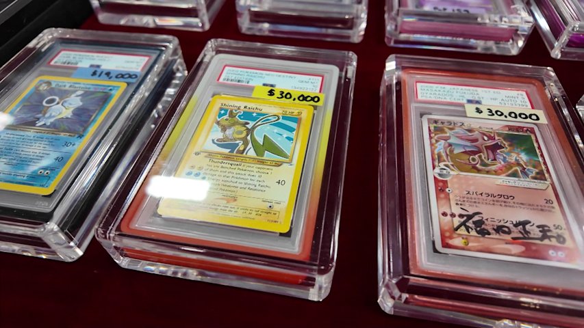 Video thumbnail for Pokémon craze draws thousands of fans to major Meadowlands trading card show