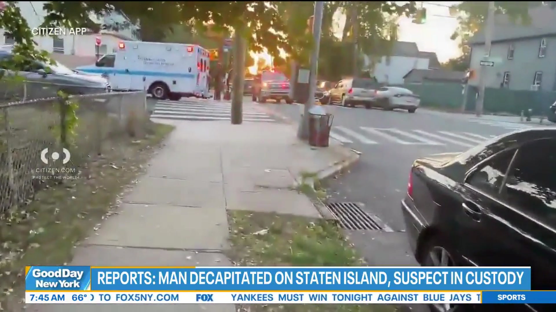 'Video thumbnail for Man allegedly decapitated on Staten Island; suspect in custody'