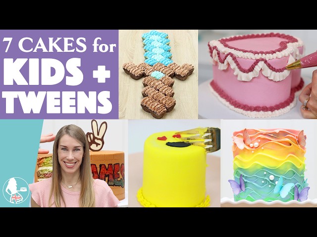 Video thumbnail for 7 Cake Ideas for Kids and Tweens