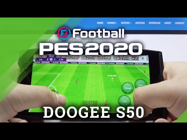 Video thumbnail for How Pro Evolution Soccer Works on Doogee S50 - PES Test