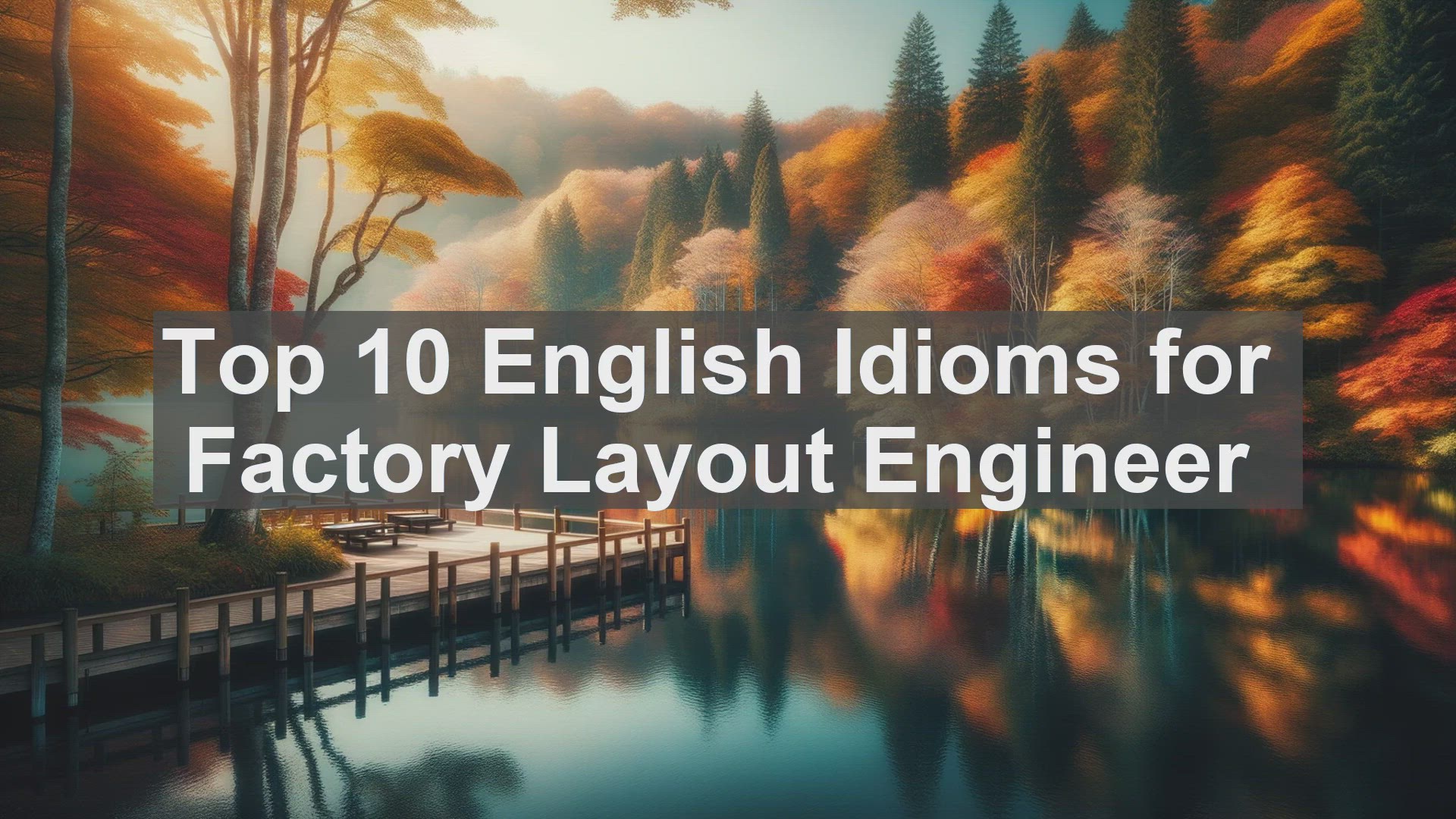 'Video thumbnail for Top 10 English Idioms for Factory Layout Engineer'