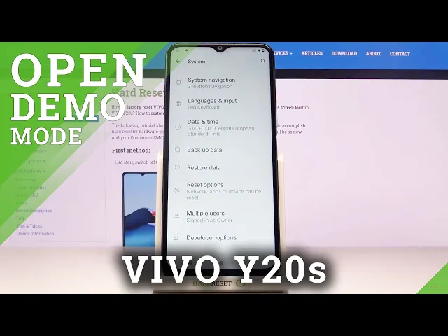 Video thumbnail for How to Enable Demo Mode in VIVO Y20s – Set Floor / Kiosk Mode