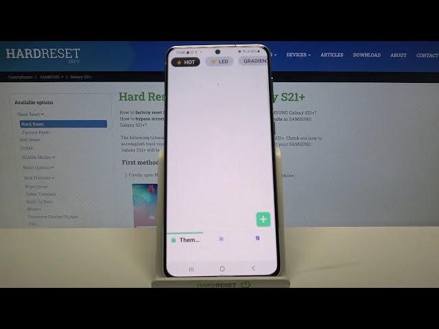 Video thumbnail for How to Apply LED Keyboard in Samsung Galaxy S21+?