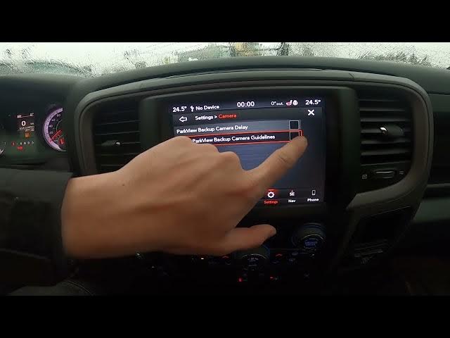Video thumbnail for How to Manage Camera in Dodge Ram 1500 II ( 2019 - now ) - Enter Camera Settings