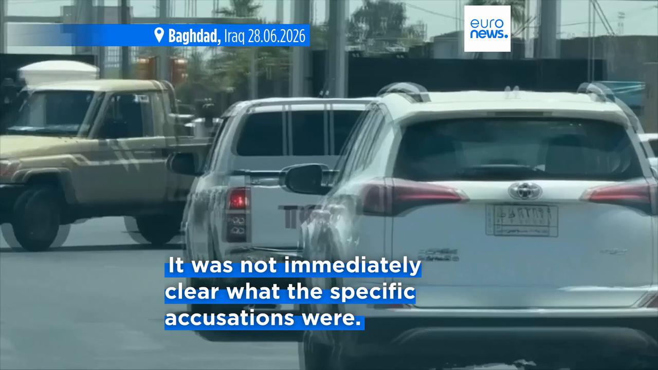 Video thumbnail for Iraqi political officials arrested on corruption charges in overnight raid