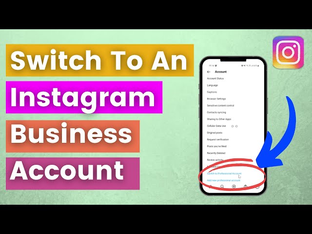 Video thumbnail for How To Switch to an Instagram Business Account? [in 2025]