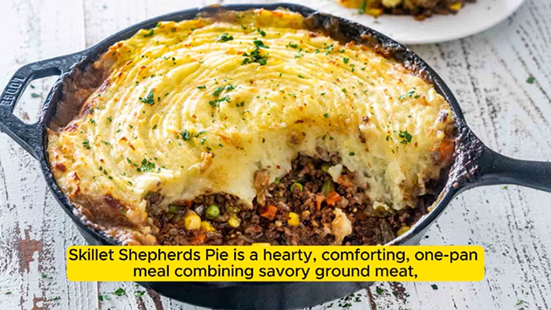 'Video thumbnail for Skillet Shepherds Pie'