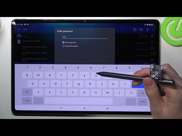 Video thumbnail for How to Pack Files in Rar & Zip in Lenovo Tab P12 Pro - Packing Files