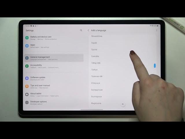 Video thumbnail for How to Change Device Language on Samsung Galaxy TAB S7 FE – Manage Language Settings